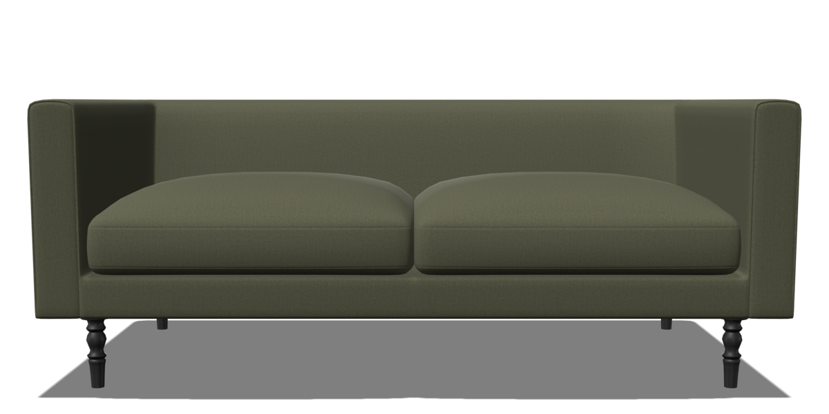 Boutique Double Seater green front view